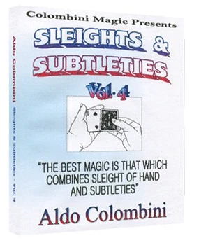 Aldo Colombini - SLEIGHTS ȘI SUBTLET Vol.1-3 | Trucuri pentru a Merge de Aldo Colombini vol.1-4 - Trucuri Magice